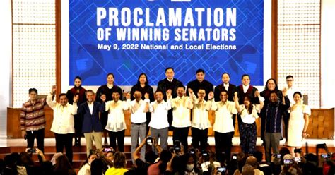 Comelec Proclaims 12 New Senators Philippine News Agency