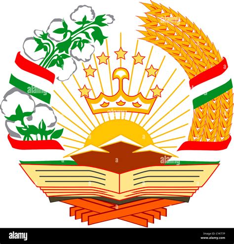 Tajikistan coat of arms hi-res stock photography and images - Alamy