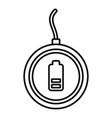 Smartphone Wireless Charger Icon Simple Style Vector Image