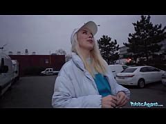 Public Agent Blonde Pizza Delivery Girl With Big Natural Boobs Gets Her Wet Pussy Filled Free