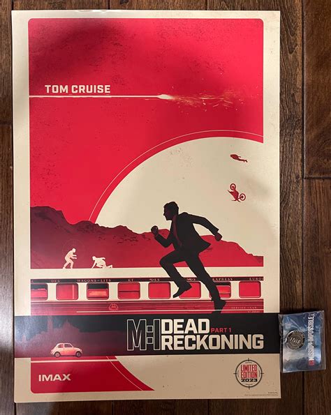 Mission Impossible 7 Dead Reckoning Part 1 Imax Poster And Pin Rimax