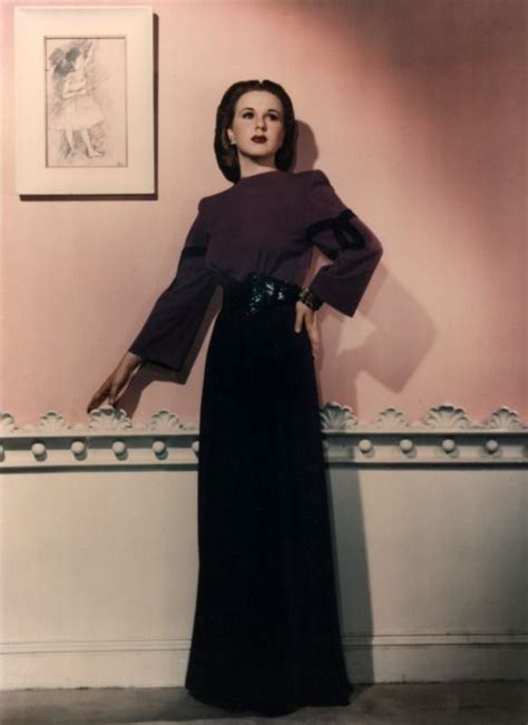 Screen Goddess 1940s Fashion Deanna Durbin Old Hollywood Glamour