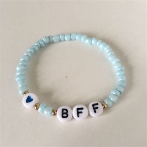 Preppy Vsco Bff Matching Personalised Clay Beaded Bracelet Artofit