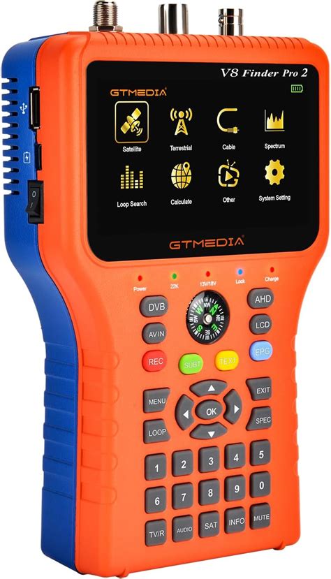 Gt Media Satellite Finder Pro Sat Finder Dvb S X S S T T C Signal