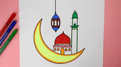 Ramadan Kareem Easy Drawing Ramazan Ramazan Drawing Ideas For