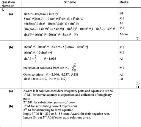 A Level Edexcel Further Maths Questions De Moivre S Theorem Revisely