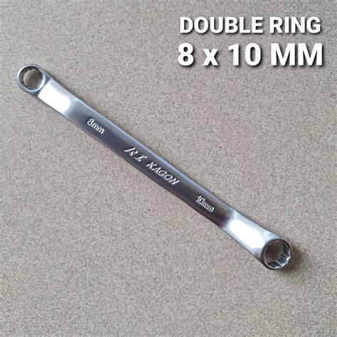 Jual Kunci Double Ring KAGON Satin CRV 8 X 10 MM Shopee Indonesia