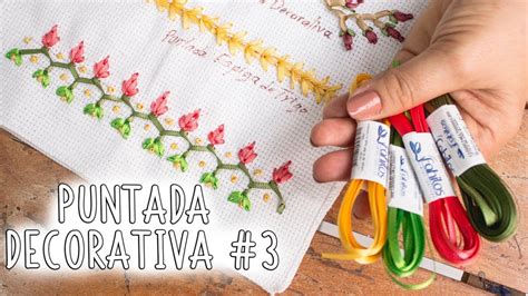 Bordado A Mano Puntadas Decorativas Faciles De Hacer Easy Handmade