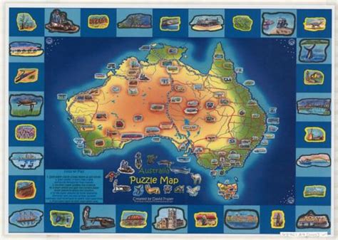 Australia Puzzle Map Board Game Your Source For