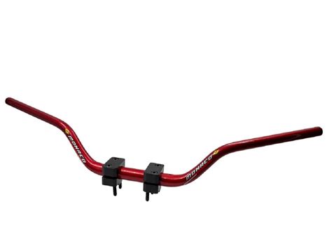 Manillar Monaco Naked Alto Original Aluminio Premium Rojo Motoshop Respuestos Y Accesorios
