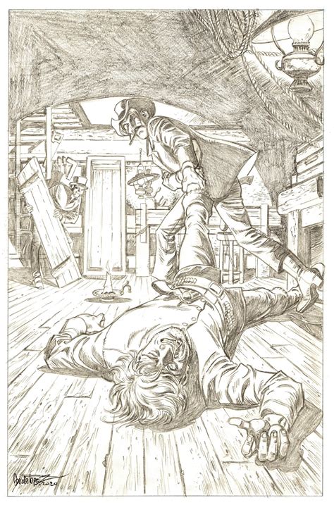 Jonah Hex 1 Cover Recreation By Jose Luis Garcia Lopez Joe