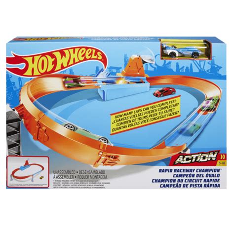 Mattel Hot Wheels Rapid Raceway Champion Set GBF GJM Toysfirst Gr