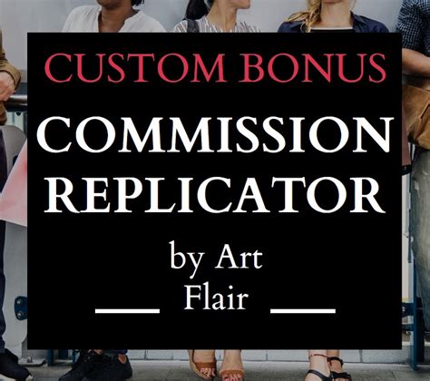 Commission Replicator Review Demo Bonus Commission