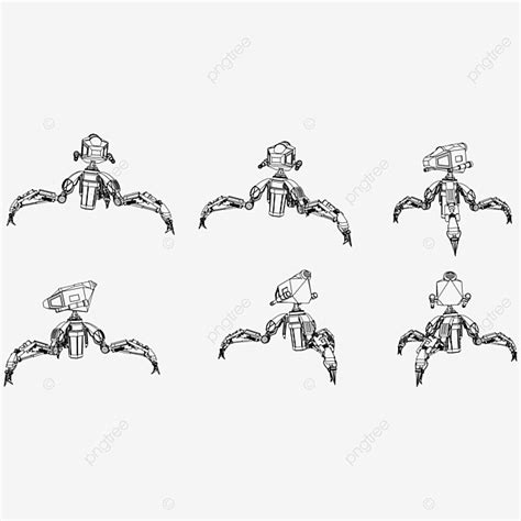 Concept Art Vector Design Images, Concept Art For A Spider Mech, Mecha ...