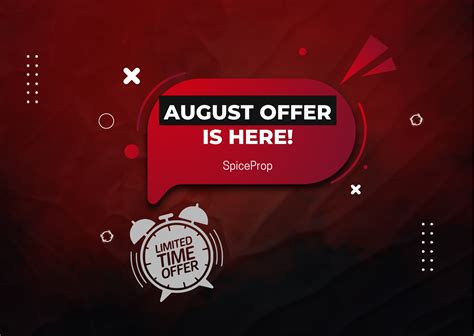 August Offer: SpiceProp Rolls Out Black & Sweet Pepper Deals - Forex