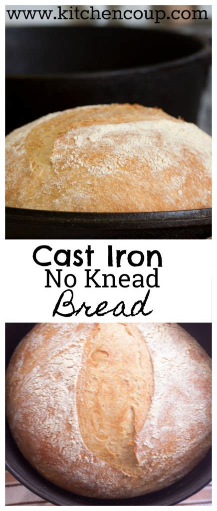 Cast Iron Pot No Knead Bread - Kitchen Coup