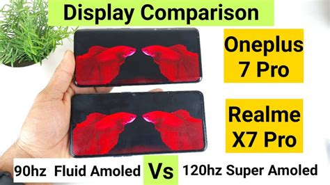 Realme X Pro Vs Oneplus Pro Display Comparison Indepth Review Youtube