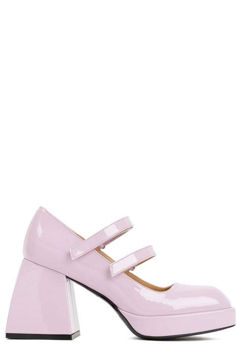 NODALETO Bulla Babies Square Toe Mary Jane Pumps In Pink Lyst