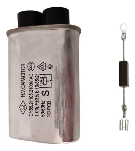 Capacitor Microondas 1 0 Uf 2100v Universal Ch85 Meses sin interés