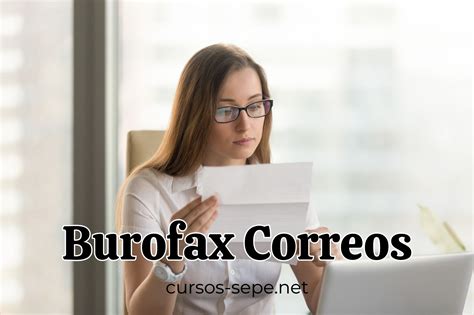 Burofax Correos qué es y cómo utilizarlo Cursos SEPE