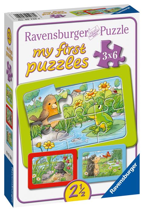 Spielwaren Express 3 X 6 Teile Ravensburger Kinder Rahmen My First