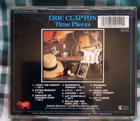 Eric Clapton Timepieces The Best Of Eric Clapton Album Cd