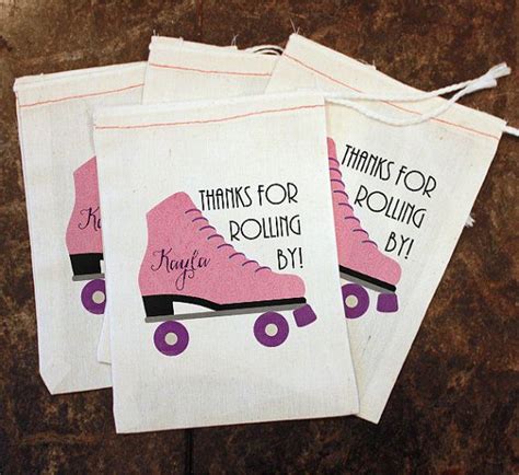 Rollerskating Party Favor Girls Roller Skate Goody Bag Etsy Roller