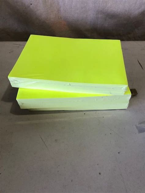 Box A4 Labels Fluro Yellow Auction 0040 5050015 Grays Australia