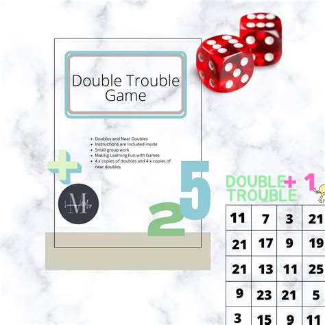 Double Trouble Game. Primary Level – Learning With Meg