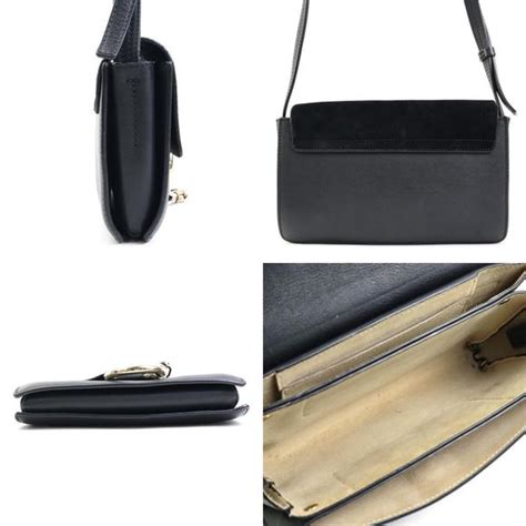 chloe bags chloe shoulder black crossbody faye leather bag suede