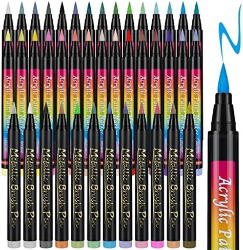 CeleMoon Acrylic Paint Pens Paint Markers For Rock Painting Stone