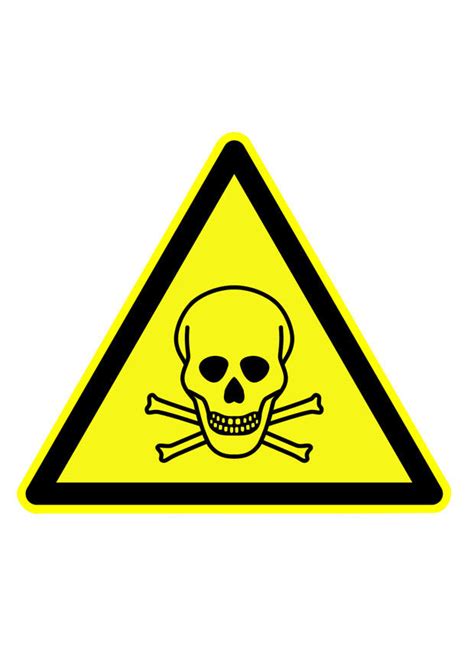 Image danger symbol - toxic substances - free printable images - Img 27944.