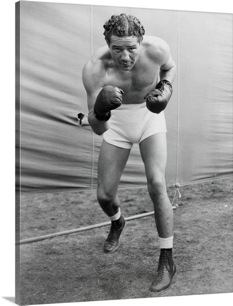 Max Baer Former World Heavyweight Champion At His Training Camp In