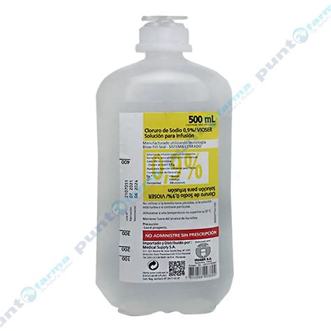 Cloruro De Sodio 09 Vioser 500 Ml Punto Farma