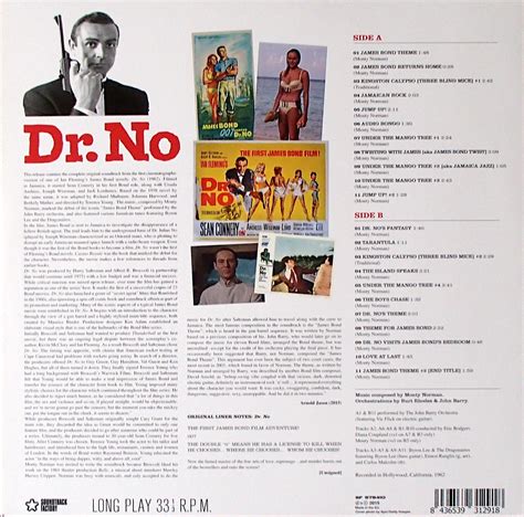 Dr. No (Original Motion Picture Sound Track Album) - original ...