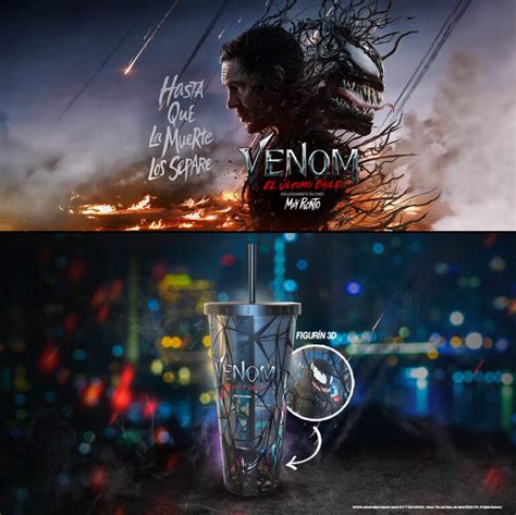 Consigue el vaso coleccionable de Venom The Last Dance en Cinépolis