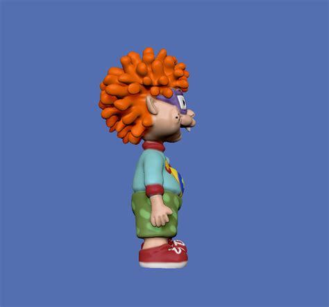 Stl File Chuckie From Rugrats Holding A Ball 👾 ・3d Printing Model To Download・cults