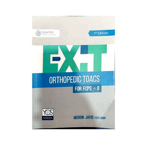 Exit Orthopedic Toacs For Fcps Ii Books Clock