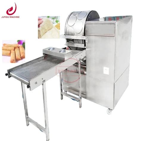 Automatic Samosa Dough Pastry Sheet Machinery Spring Roll Sheet Wrapper