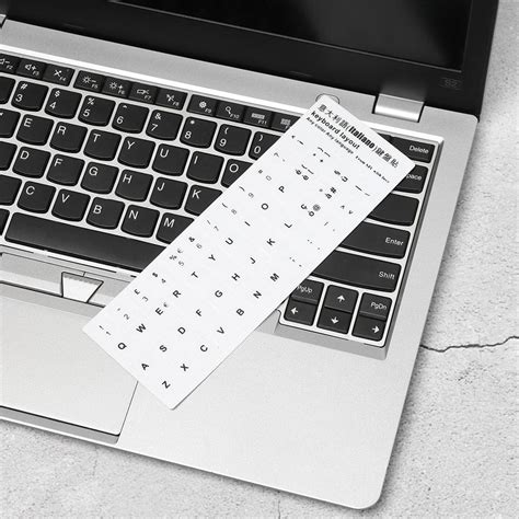 Non Slip English Deutsch Keyboard Stickers Russian Letter Alphabet