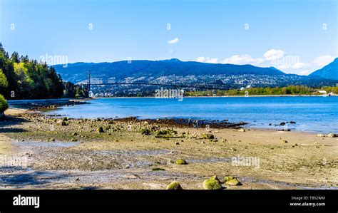 Lions Gate Bridge, a suspension bridge that connects Vancouver's ...