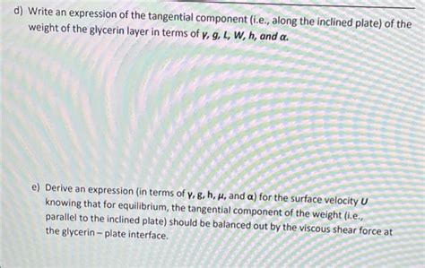 Solved Problem Marks A Thin Layer Of Glycerin Chegg