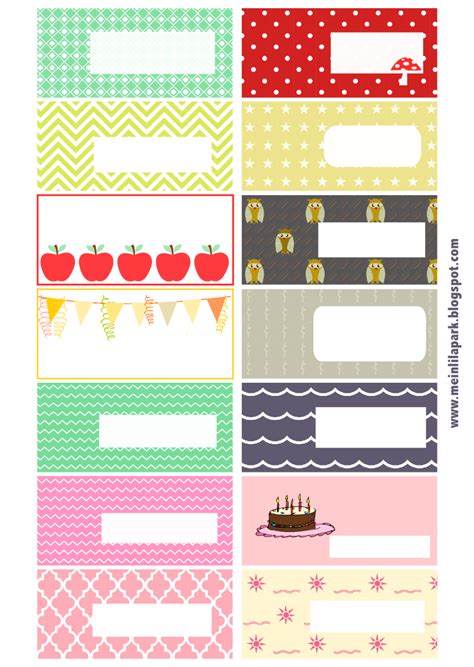 Free Printable Pattern Tags And Labels Ausdruckbare Etiketten