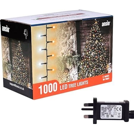 Ansio Christmas Lights Led M Ft Cluster Christmas Tree Lights