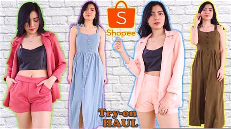 Shopee Try On Haul Fashion Trends Youtube