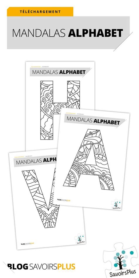 T L Chargement Mandalas Alphabet Savoirsplus En Graphisme