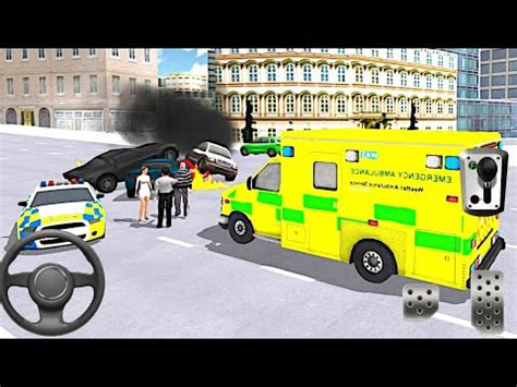 Ambulance Simulator Car Driving Doctor Van Ambulance Rescue Team