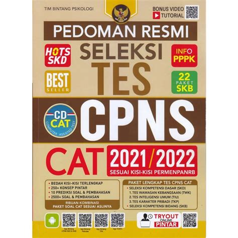 Jual Must Have Pedoman Resmi Seleksi Tes Cpns Cat Tim