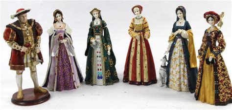 Six Regency Fine Arts Henry Viii And The Wives Of Henry Viii Collection