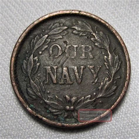 Stars Civil War Our Navy Token Rare Ad